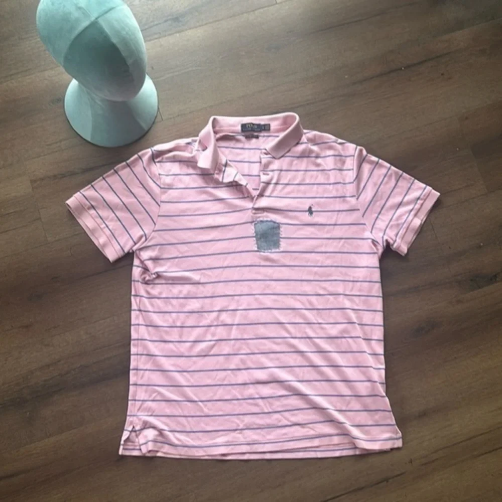 Polo Ralph Lauren slim fit ! Large ! Bubble gum